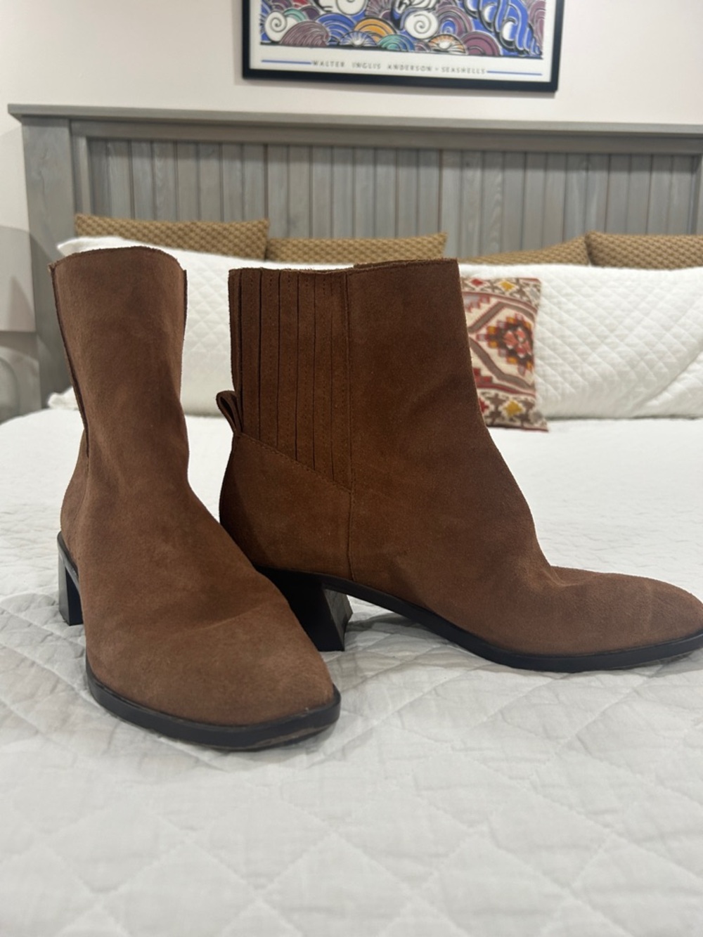 Dolce Vita Brown Suede Ankle Boots